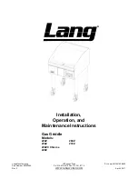 Lang 236ZC Chrome Installation, Operation And Maintenance Instructions preview