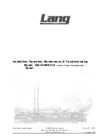 Lang 36S-SHM-ECLS Installation, Operation, Maintenance, & Troubleshooting предпросмотр