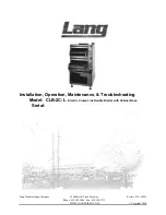 Preview for 1 page of Lang CLB-2C-L Installation, Operation, Maintenance, & Troubleshooting