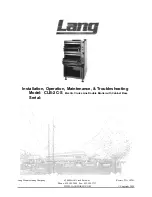 Lang CLB-2C-S Installation, Operation, Maintenance, & Troubleshooting preview