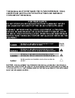 Preview for 2 page of Lang CLB-2L-L Installation, Operation, Maintenance, & Troubleshooting