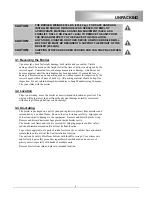 Preview for 6 page of Lang CLB-2L-L Installation, Operation, Maintenance, & Troubleshooting