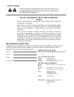 Preview for 2 page of Lang CLB36-1-400V Installation And Operation Instructions Manual