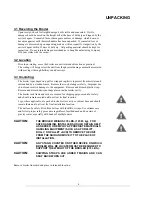 Preview for 6 page of Lang CLB36-1-400V Installation And Operation Instructions Manual