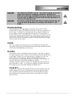 Preview for 5 page of Lang CLCN36-H-S Installation, Operation, Maintenance, & Troubleshooting