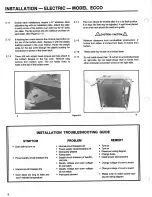 Preview for 8 page of Lang ECCO 6 Installation And Operation Manual