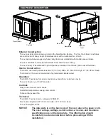 Preview for 5 page of Lang ECOF-T Installation And Operation Instructions Manual