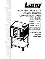 Lang ECOH-2CECN Assembly, Installation And Operation Instructions preview