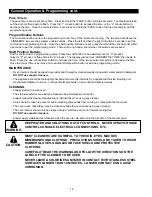 Предварительный просмотр 14 страницы Lang ECOH-2CECN Assembly, Installation And Operation Instructions