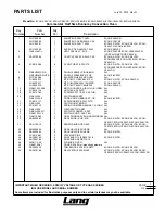 Preview for 21 page of Lang ECOH-C3VCN Assembly, Installation And Operation Instructions