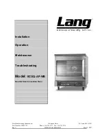 Lang ECOQ-AP-WB Installation, Operation, Maintenance, & Troubleshooting preview