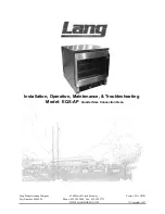 Предварительный просмотр 1 страницы Lang EQS-AP Installation, Operation, Maintenance, & Troubleshooting