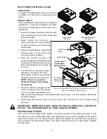 Preview for 10 page of Lang GCSF-ES Installation And Operation Instructions Manual