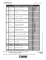 Preview for 14 page of Lang GHP2 Installation And Operation Instructions Manual