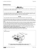 Предварительный просмотр 7 страницы Lang LGR36-NFR Owner'S Manual