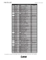 Предварительный просмотр 11 страницы Lang PaneBella Fresco PBF12G Installation And Operation Instructions Manual