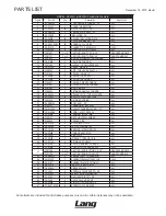 Предварительный просмотр 13 страницы Lang PaneBella Fresco PBF12G Installation And Operation Instructions Manual