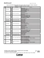 Preview for 16 page of Lang R60S-ATA Installation And Operation Instructions Manual