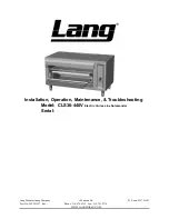 Lang Salamander CLS36-440V Installation, Operation, Maintenance, & Troubleshooting preview