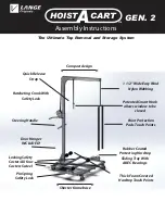 Предварительный просмотр 1 страницы Lange Originals Hoist A Cart GEN. 2 Assembly Instructions Manual