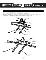 Предварительный просмотр 5 страницы Lange Originals Hoist A Cart GEN. 2 Assembly Instructions Manual