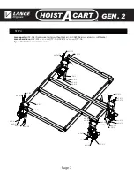 Предварительный просмотр 7 страницы Lange Originals Hoist A Cart GEN. 2 Assembly Instructions Manual