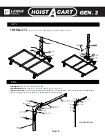 Предварительный просмотр 8 страницы Lange Originals Hoist A Cart GEN. 2 Assembly Instructions Manual