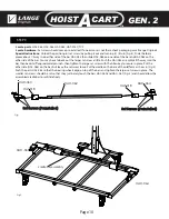 Предварительный просмотр 10 страницы Lange Originals Hoist A Cart GEN. 2 Assembly Instructions Manual