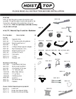 Preview for 3 page of Lange Originals HOIST-A-TOP JT CRANK Manual