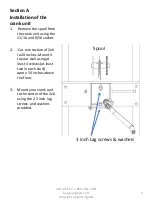 Предварительный просмотр 5 страницы Lange Originals Hoist-A-Top Simple Installation Instructions Manual