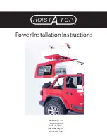 Предварительный просмотр 1 страницы Lange Originals Hoist-a-Top Installation Instructions Manual