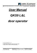 Предварительный просмотр 1 страницы Langer & Laumann QKS9 User Manual