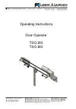 Langer & Laumann TSG 400 Operating Instructions Manual preview