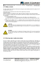 Preview for 8 page of Langer & Laumann TSG 400 Operating Instructions Manual