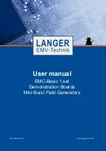 LANGER EMV-Technik EMC-Basic 1 set User Manual предпросмотр