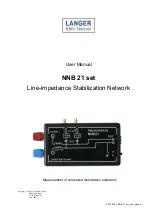 Предварительный просмотр 1 страницы LANGER EMV-Technik NNB 21 User Manual