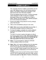 Preview for 4 page of Language Teacher E780T User Manual