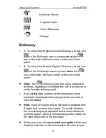 Preview for 8 page of Language Teacher E780T User Manual