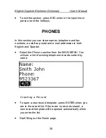 Preview for 38 page of Language Teacher ES400T User Manual