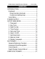 Preview for 1 page of Language Teacher ESC200D User Manual