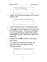 Preview for 12 page of Language Teacher ESC200D User Manual