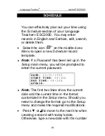 Preview for 38 page of Language Teacher ESC200D User Manual