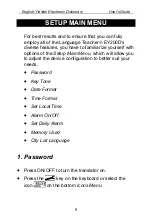 Preview for 9 page of Language Teacher EY200D User Manual