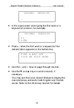 Preview for 25 page of Language Teacher EY200D User Manual