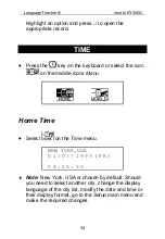 Preview for 34 page of Language Teacher EY200D User Manual