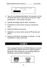 Preview for 43 page of Language Teacher EY200D User Manual