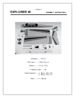 Preview for 2 page of Lanier R/C EXPLORER 40 Assembly Instructions Manual