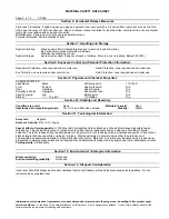 Preview for 2 page of Lanier 117-0163 Material Safety Data Sheet