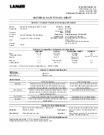 Preview for 1 page of Lanier Black Print Cartridge for M3110 / 3120 491-0273 Material Safety Data Sheet