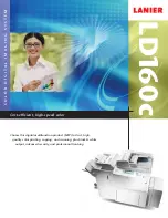 Lanier LD160c Brochure & Specs preview